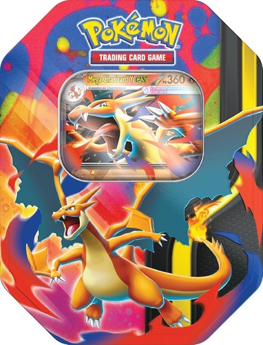 Pokemon tin mega charizard - mega,